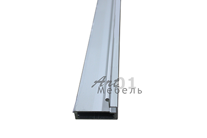 DAP 105 Профиль рамочный фасадный с ручкой (2,85 м-0,5шт) Серебро