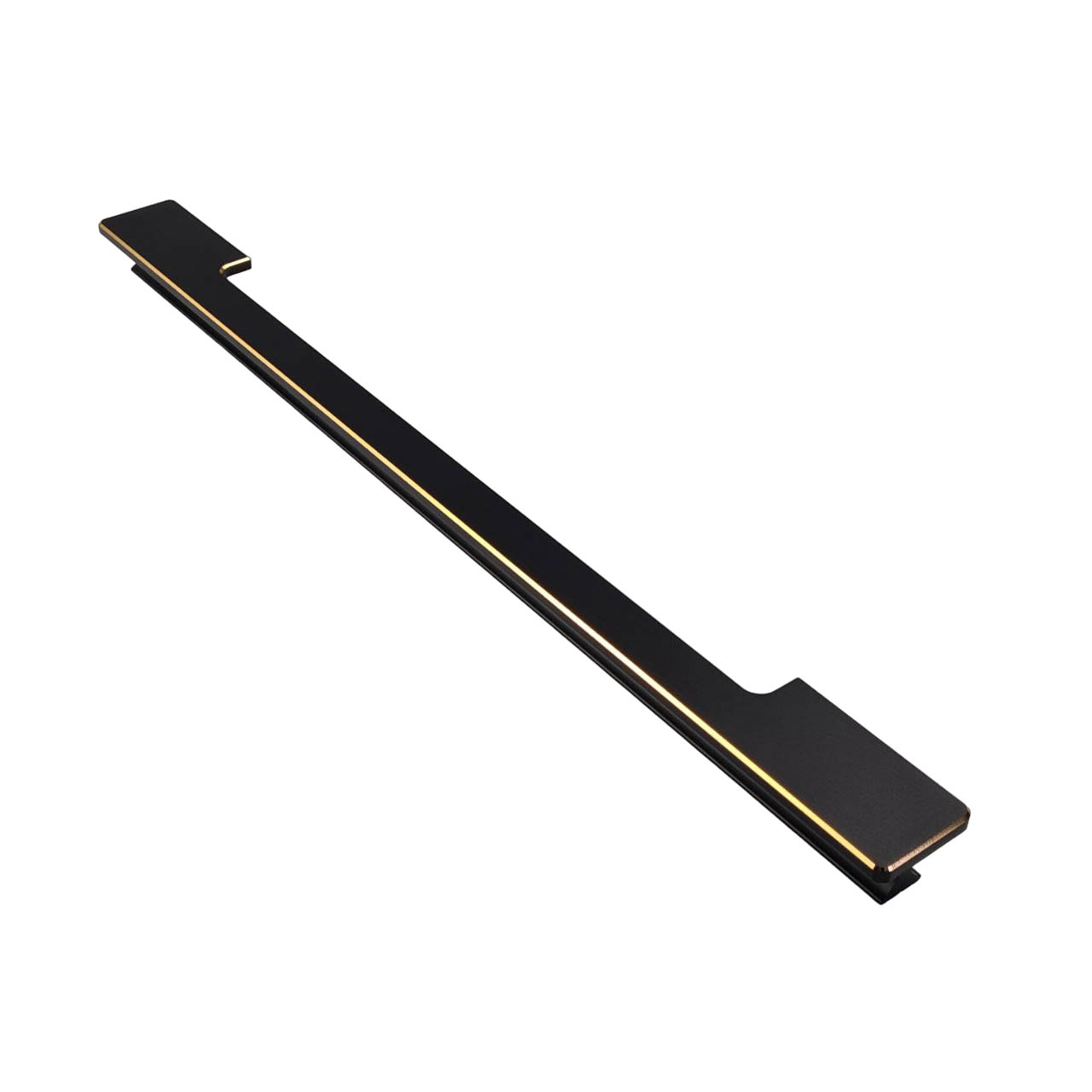 MILA-8093HC-L400 Black brush gold Ручка