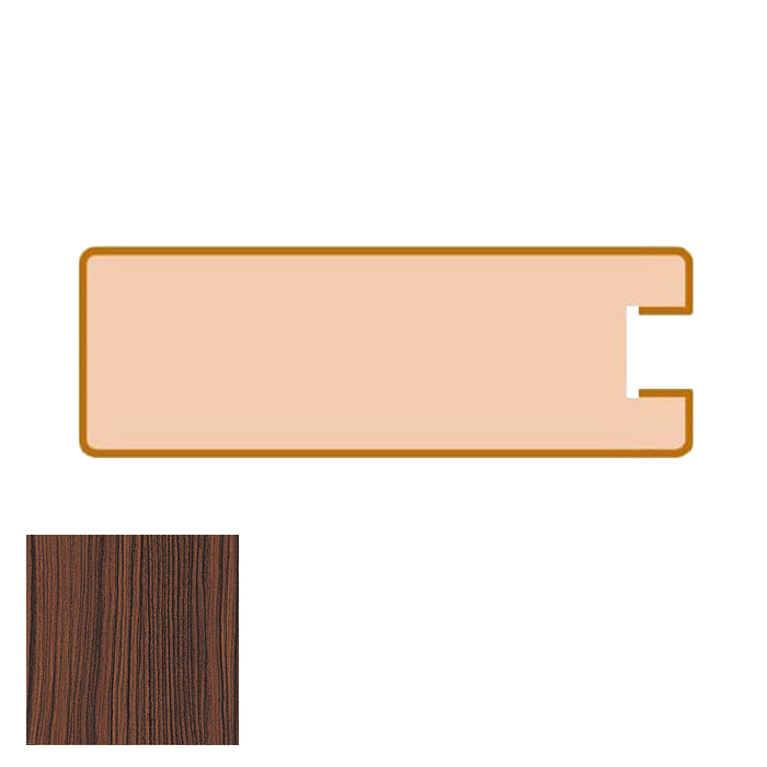 Профиль рамочный 1004 Y МДФ (50x18 mm) 602 Тик глянец