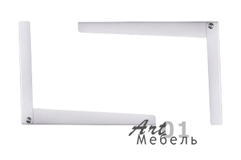 S-434  Консоль раскладная 400 mm Белая