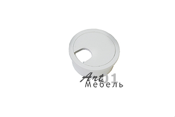 4-0064-043-01 заглушка для комп.стола д.43 Белый