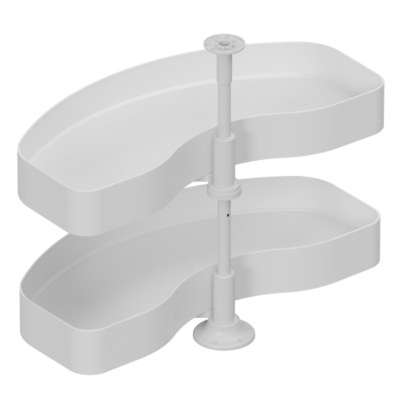 S-3012-UB-W  Система мебельная (Корзина С Механизмом Вращения 1/2 ) Ø 740 x 420 x 650 - 700