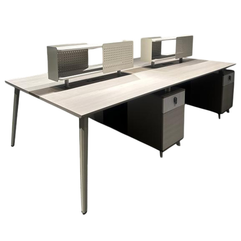 PG-T25A-4E Стол офисный 2800*1400*750 25T White KL Grey